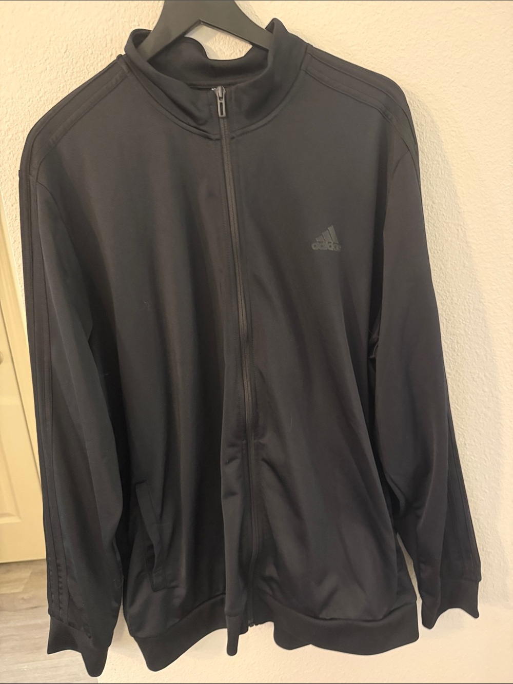 ADIDAS Men’s Black Performance Full-Zip Jacket
